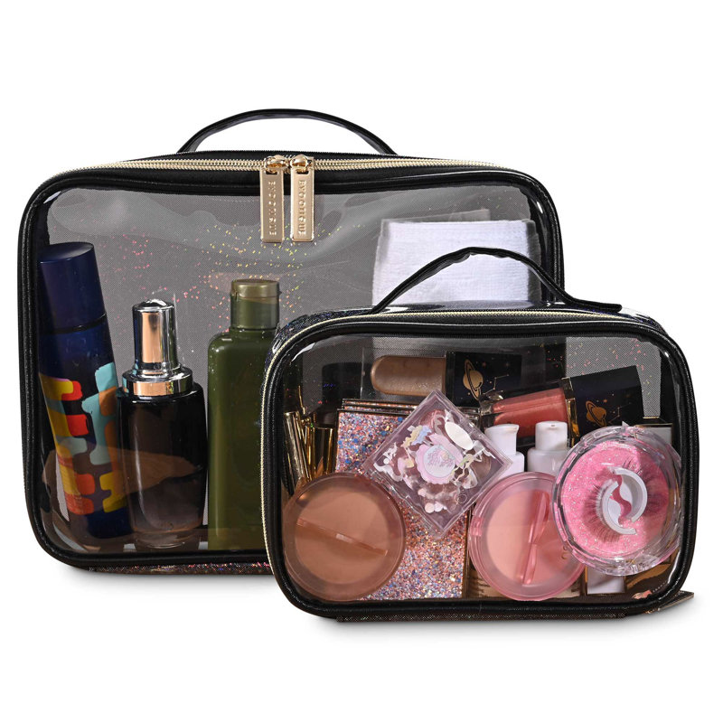 Organisateur de maquillage en plastique Mukti, Noir