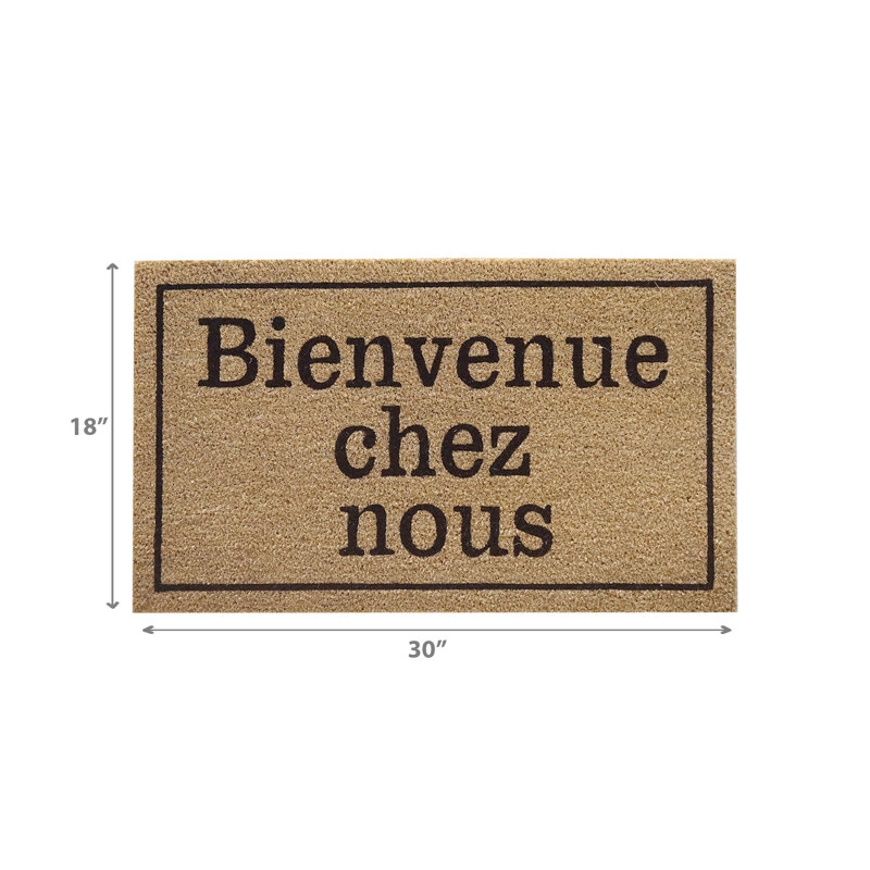Paillasson Coir Bienvenue Chez Nous