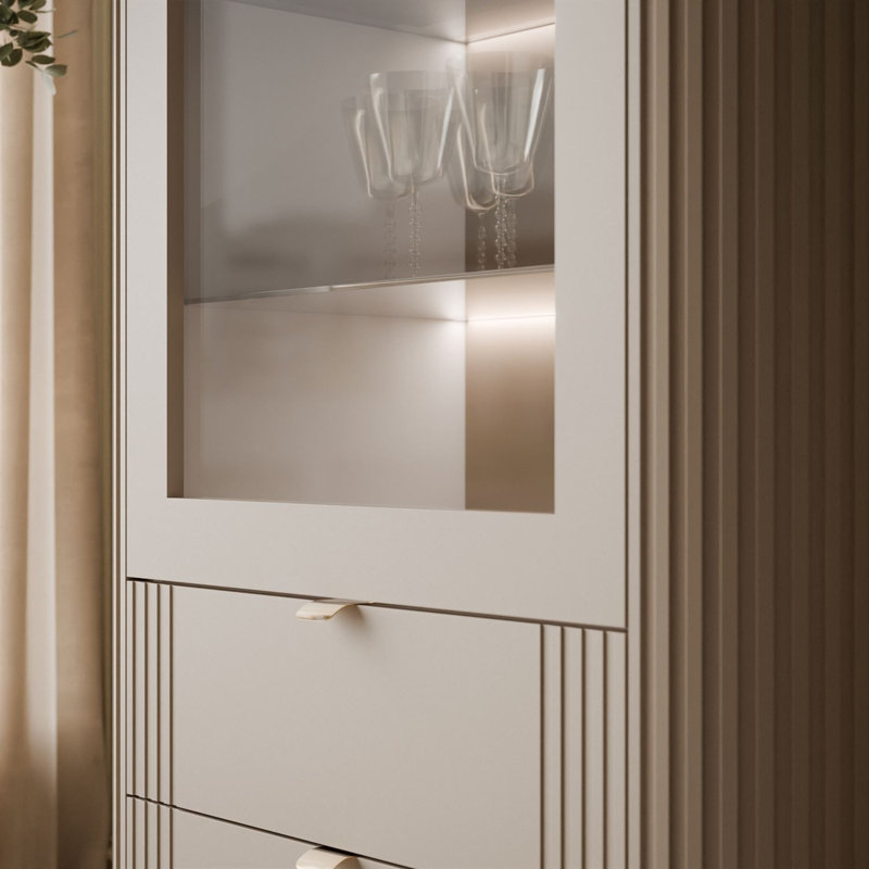 78 cm W Display Cabinet with Lighting