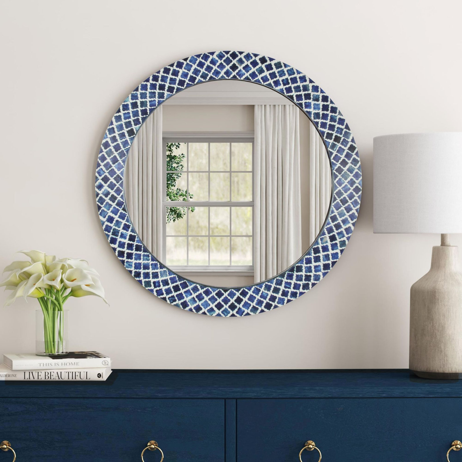 29" Accent Mirror, Round