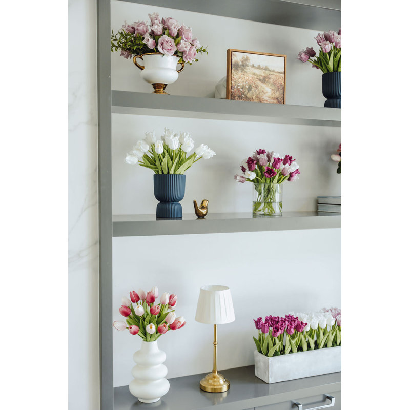 Jolie Rose And Tulip Realtouch Trophy Bowl