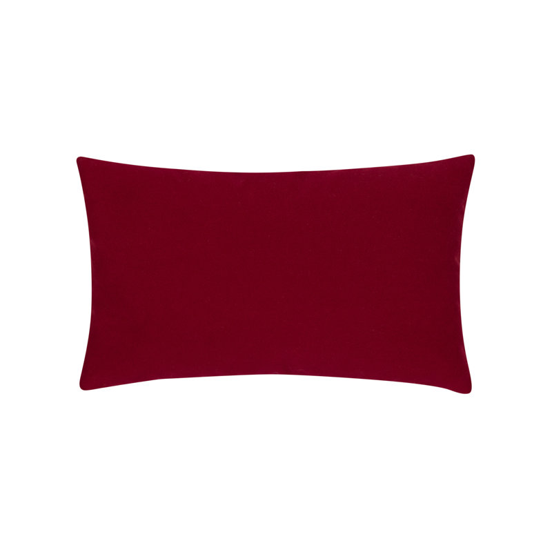 Giving Burgundy Rectangular Pillow Cover & Insert