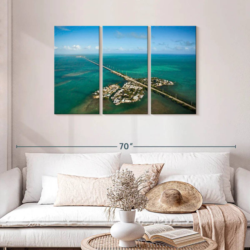 Gillard Seven Mile Florida Bridge, H 28 po x l 45 po