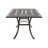 Outdoor Rectangular Cast Aluminum Dining Table （Only Include Table)