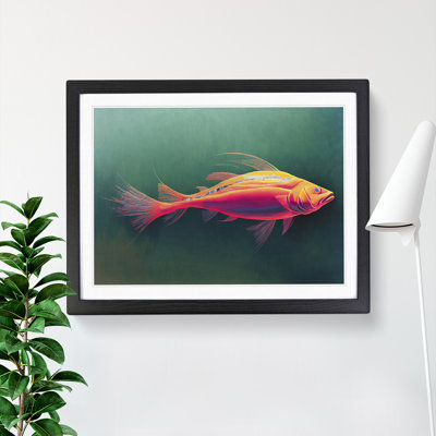 XH1022-6485X Otherworldly Fish - Single Picture Frame Print
