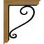 Support de fer traditionnel à triple support Edwards-108924276-108924277