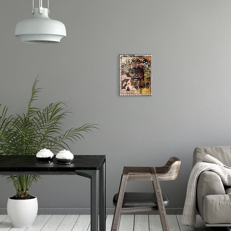 Suid Africa III, 23" H x 20" W, Black, Paper in Black Glass Frame