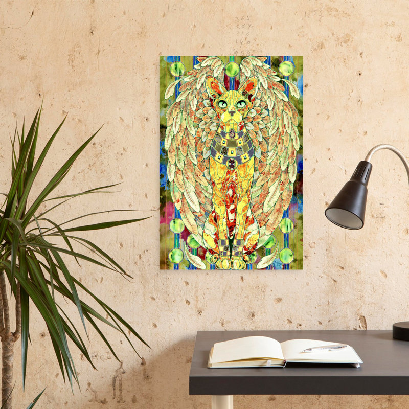Art contemporain, art mural contemporain, H 24 po x l 16 po