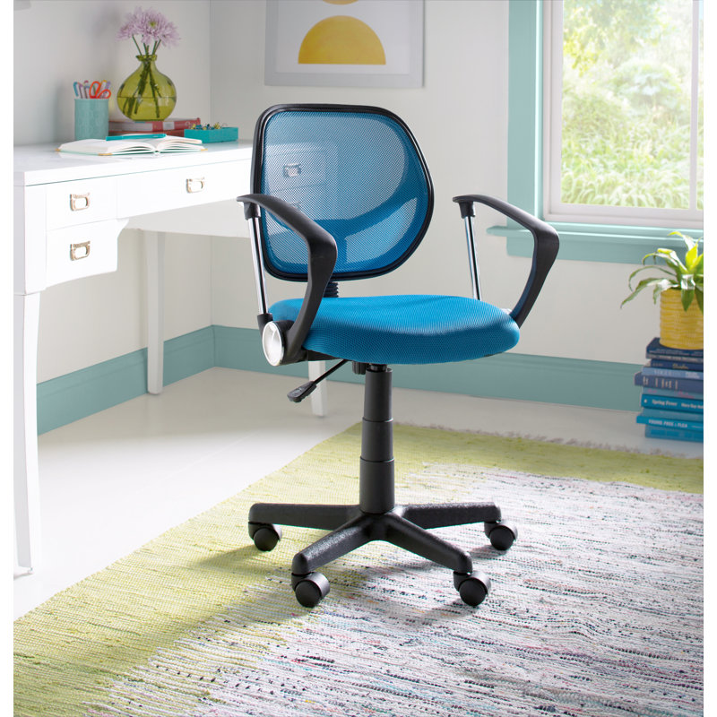 Chaise de bureau Wayfair Basics®, Bleu, Inclus