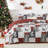 Reversible Christmas Patchwork Plaid Quilt Set-135991724