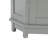 Grey Bathroom Cabinet Triangle Corner Storage Cabinet With Adjustable Shelf Modern Style MDF Board