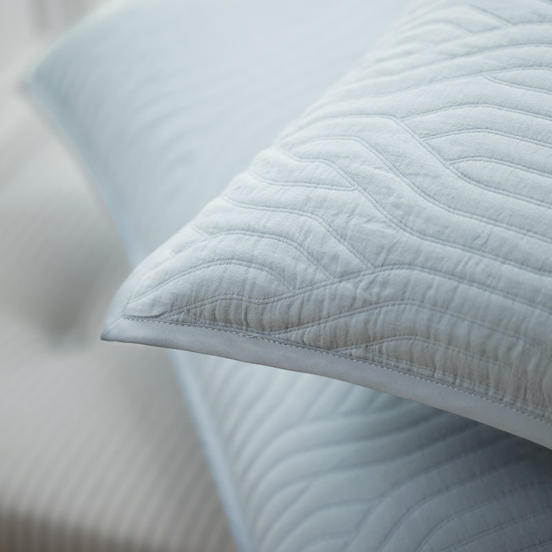 Taie décorative Wiley, Bleu, Taie décorative de très grande taille
