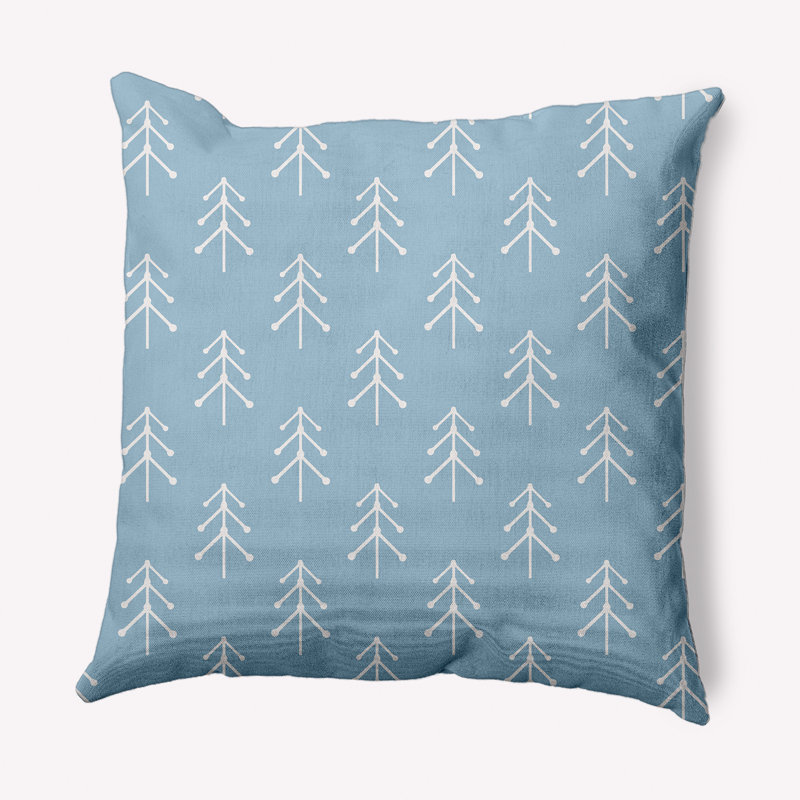 Coussin décoratif intérieur / extérieur Holiday Cheer, Glace, 20 po x 20 po