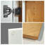 Solid Wood Double Door Wall Cabinet 2 Doors And 3 Shelves