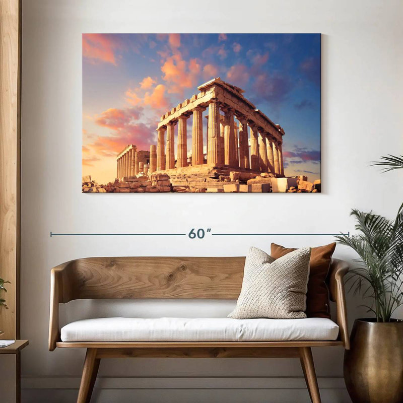 Kavia Ancient Athens Acropolis, 32" H x 48" W