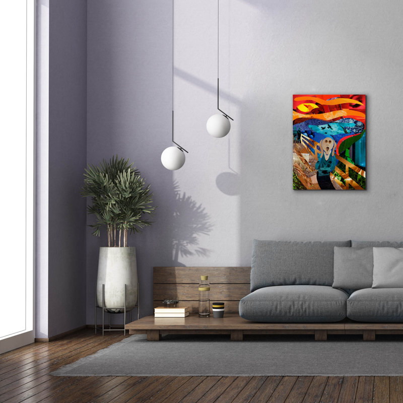 Epic Graffiti 'Scream' by Artpoptart Canvas Wall Art, 34" H x 26" W x 1.5" D