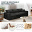 Canapé modulaire pour canapé-lit modulaire 95,4 po Jannete-1390694350