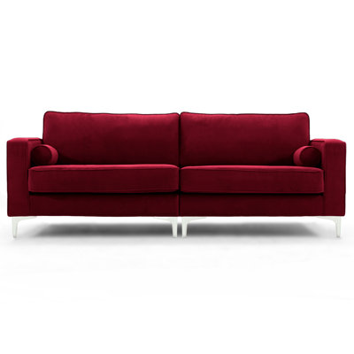 Georgio 4 Seater Velvet Sofa