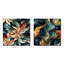 Ipswich - Ensemble de 2 collages abstraits carrés-101861951-101861957