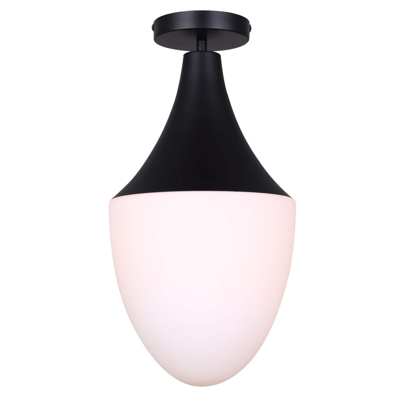Milarose 1 - Light Bulb Pendant, Black