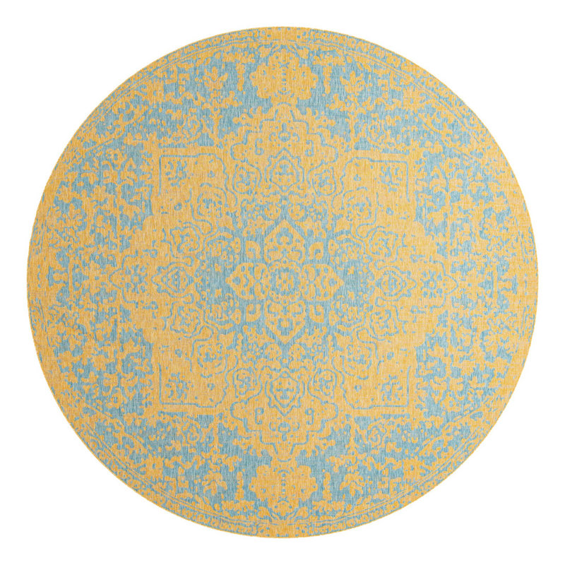 Jill Zarin Dubai Indoor/Outdoor Rug, Round 13'1"