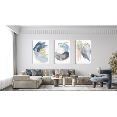 " Watercolor " 3 - Pieces