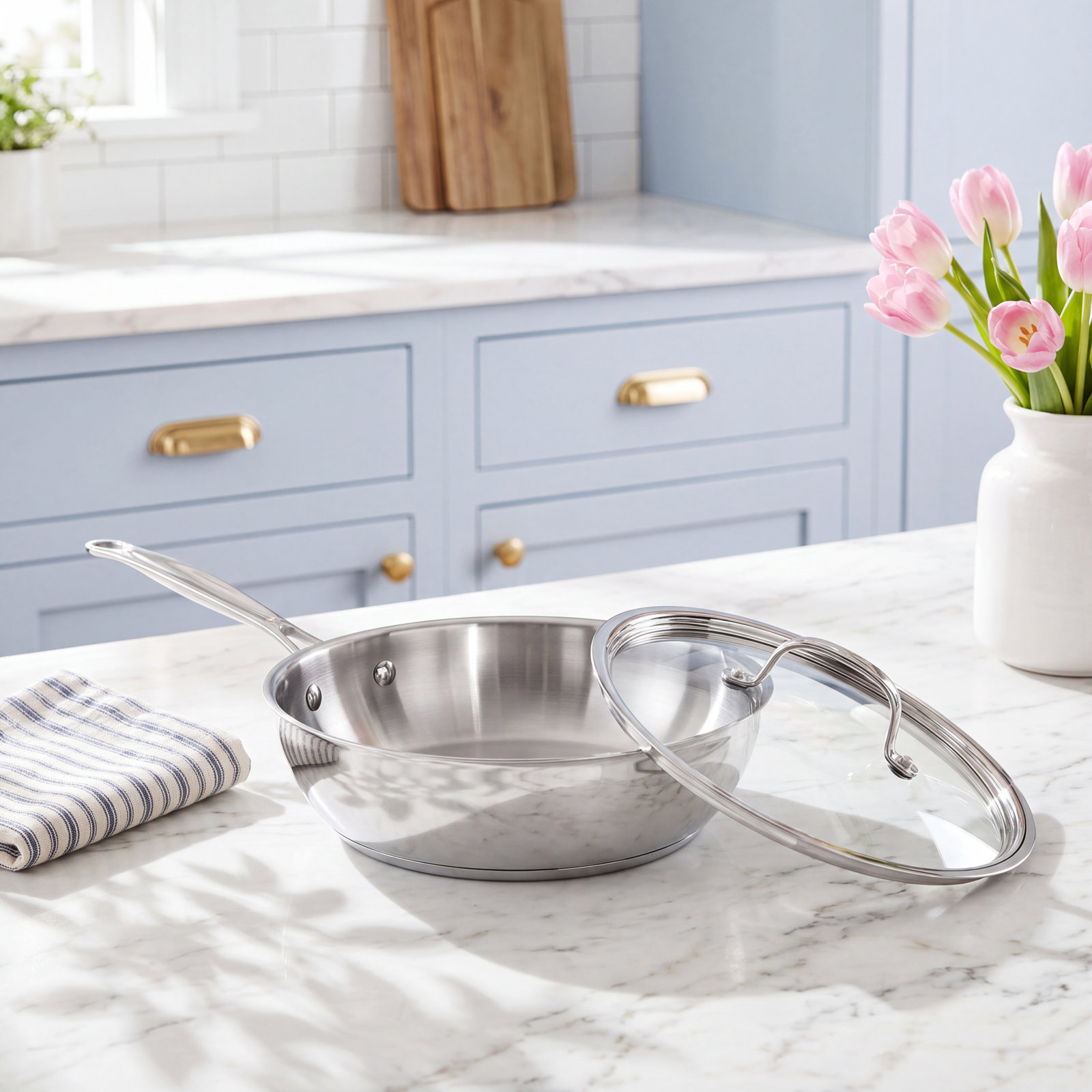 Cuisinart 3qt Stainless Steel Saucier with Lid