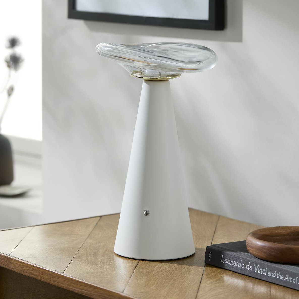 Chaunta Table Lamp, White