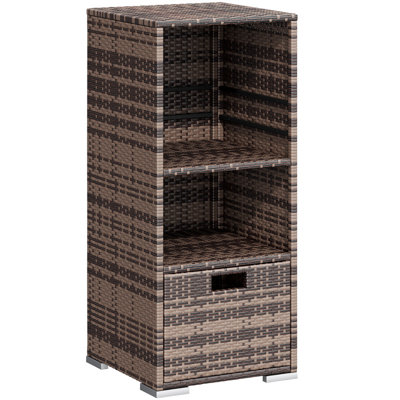 Organisateur de rangement imperméable en rotin