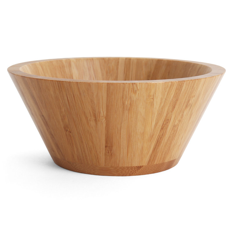 Ensemble de bols en bambou de 6,5 po Belari - Bols réutilisables en bambou - Bols en bambou ronds - Vaisselle en bois - Bols en bambou - Ensemble de vaisselle en bambou - Bols écologiques (paquet de 8 / rond de 6,5 po)
