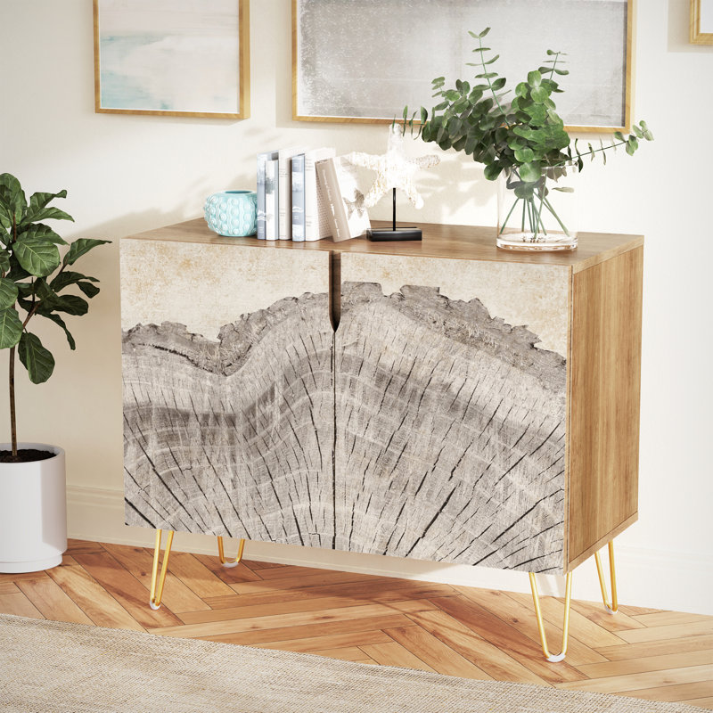 35'' Sideboard, Tree Ring Gray