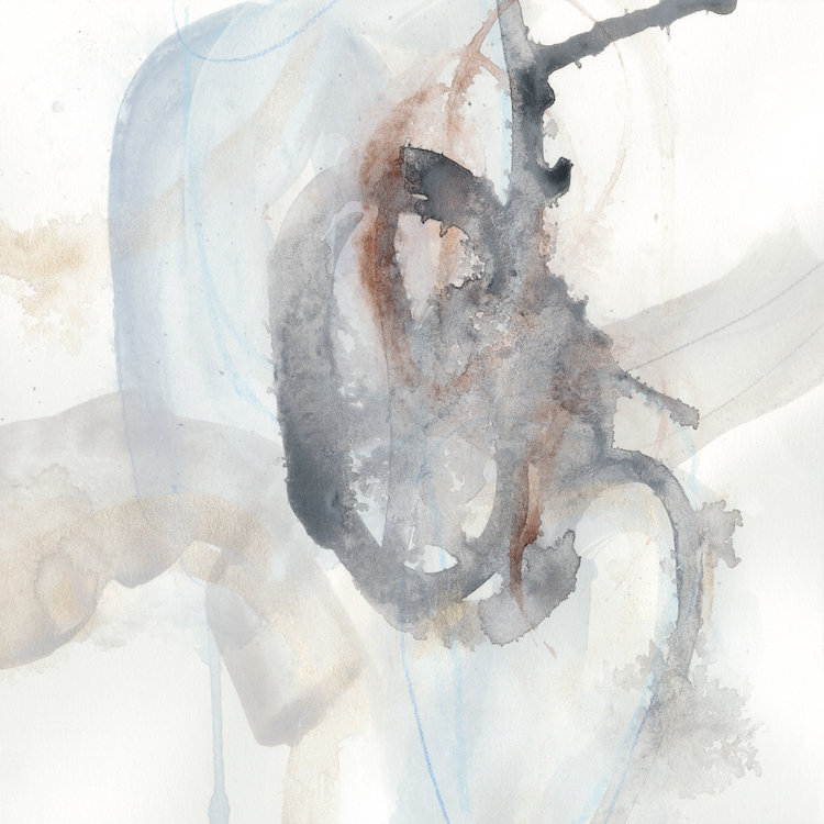 «Supposition IV», reproduction sur toile, H 37 po x l 37 po x P 1,5 po, Pas de tapis, Toile tendue