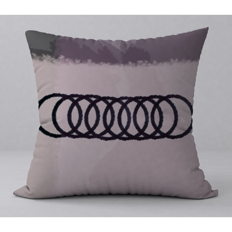  Housse et insert de coussin carré délicat silencieux, H 24 po x l 24 po