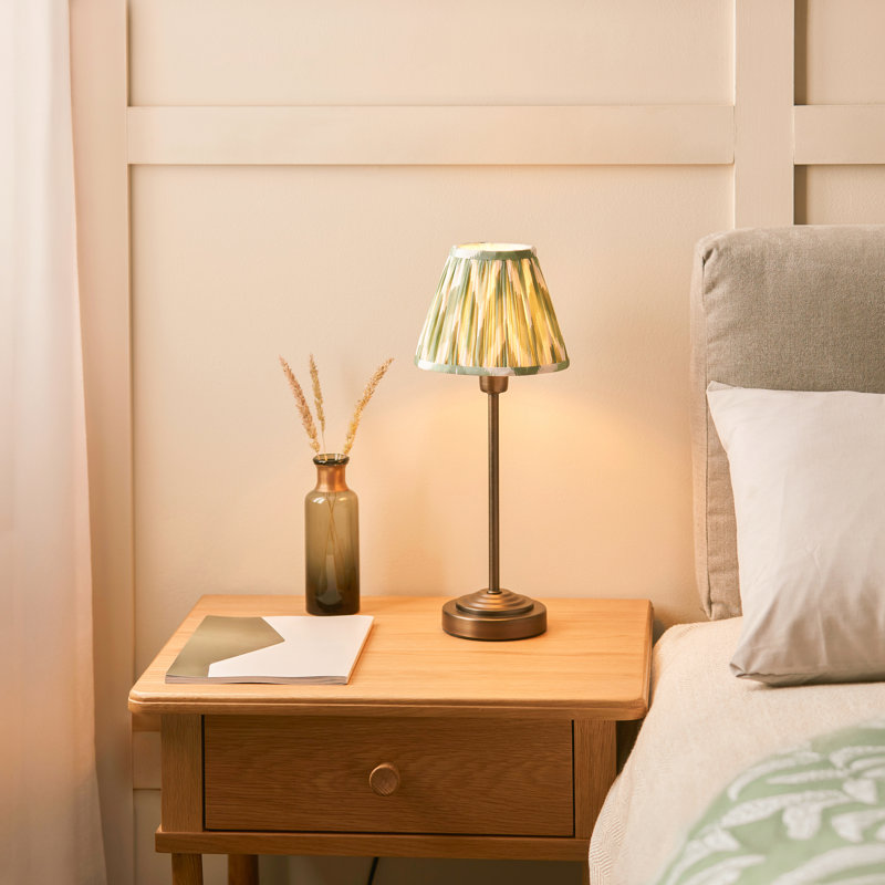 Rory Table Lamp 16cm Shade, Green