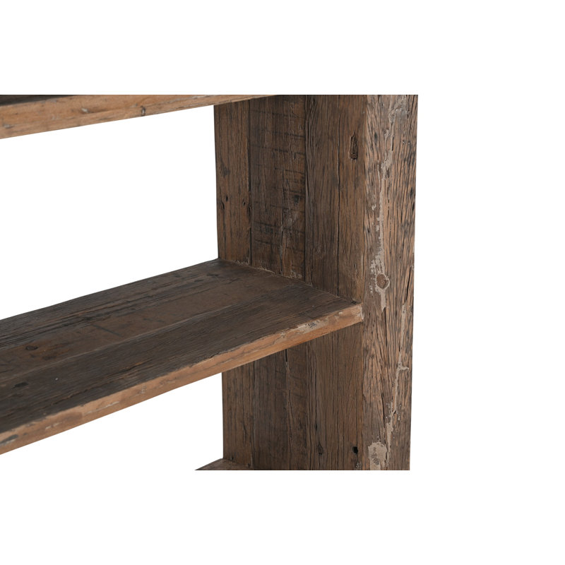 Wood Bookshelf 4 Tier H 71" & L 39.5"