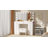 Greyden Vanity With 11 Drawers & Storage Stool-766494591
