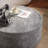 Modern Round Drum Coffee Table, Fully Assembled-537876885-540716809
