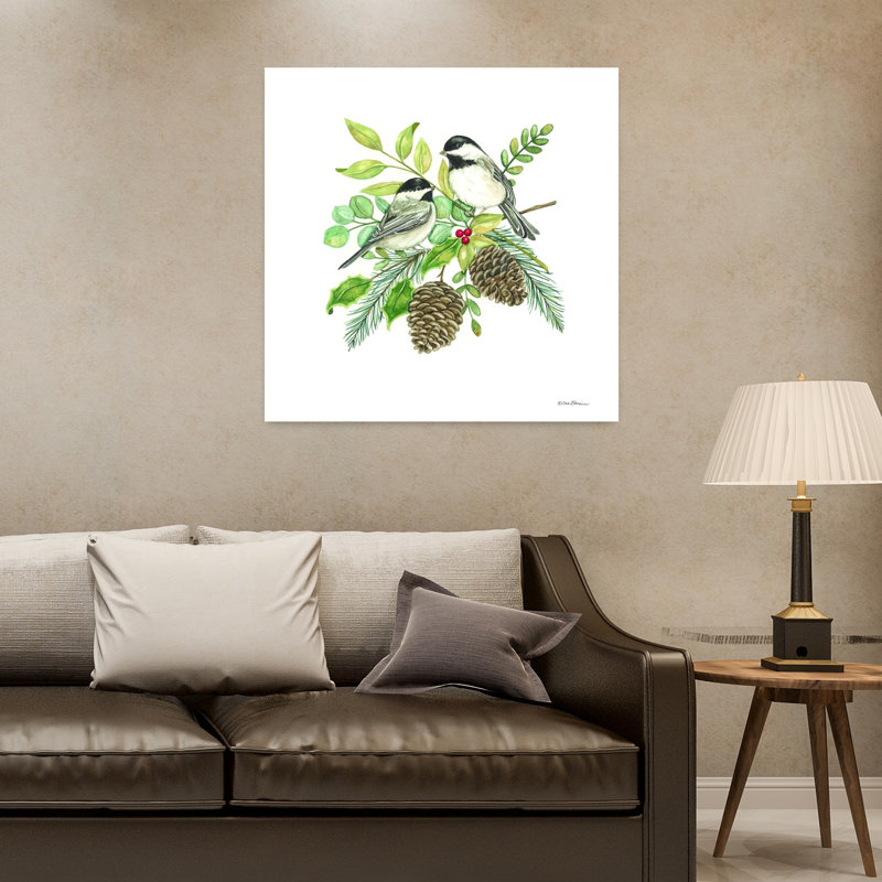 Oiseaux de la nature III, H 32 po x l 32 po