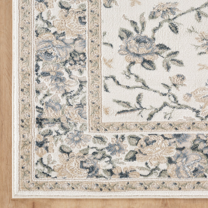 Tapis Laura Ashley Sabina, Julietta Blue, 6 pi 6 po x 9 pi 4 po