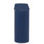 Console moderne avec design cannelé et rangement - Bleu marine. Minimaliste 2 tiroirs pour le salon. Stabilité des pieds courbés dans les tiroirs. Zone de fonctionnalité.