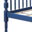 Lit superposé simple bleu au-dessus de lits superposés - Choix de styles polyvalents
