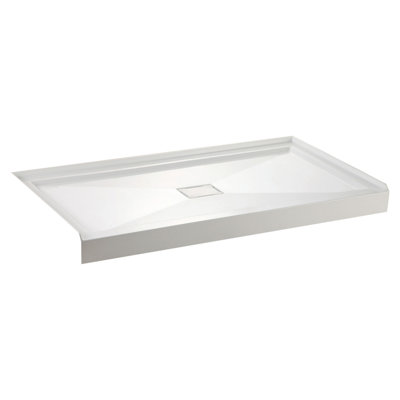 Kingston Brass Dominica 60-Inch x 32-Inch Acrylic Single Threshold Shower Base