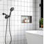 Pomme de douche double à 4 jets Couple 4,7 po avec motif de jet 2 en 1-88904858