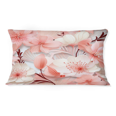 Seaside Elegance Tropical Pattern - Throw PillowAbstract Coral Reef Multicolor Azure - Throw Pillow