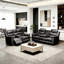 Causeuse inclinable avec housse de console centrale