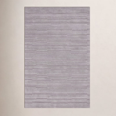 Elona Gray Hand-Tufted Wool Rug