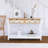 " traditional console table with 2 drawers and bottom shelf, easy assembly entryway table with classic design