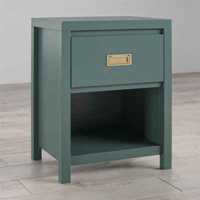 1 Drawer Nightstand With Open Cubby