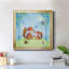 Woodland Family Fox - cadre photo, impression sur toile-1835345578-1835345618
