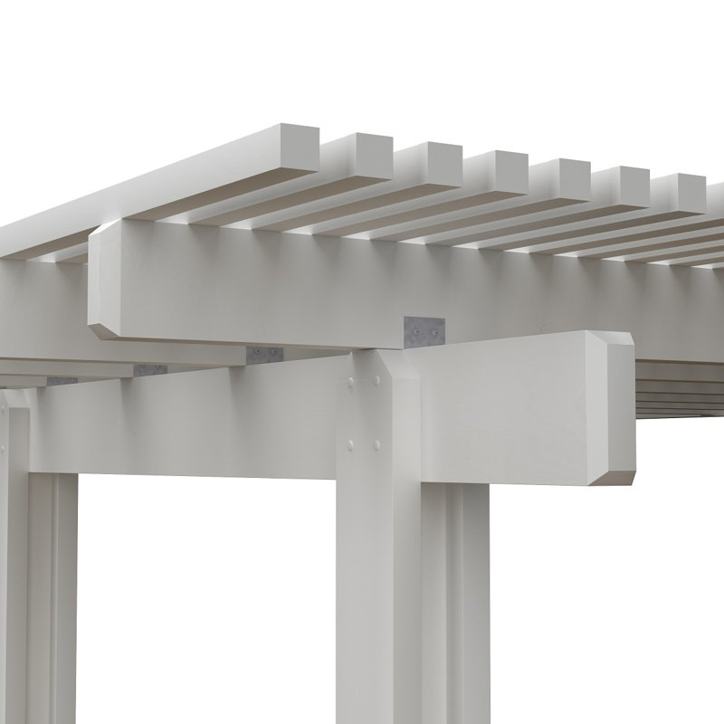 144" W x 96" D Metal Pergola